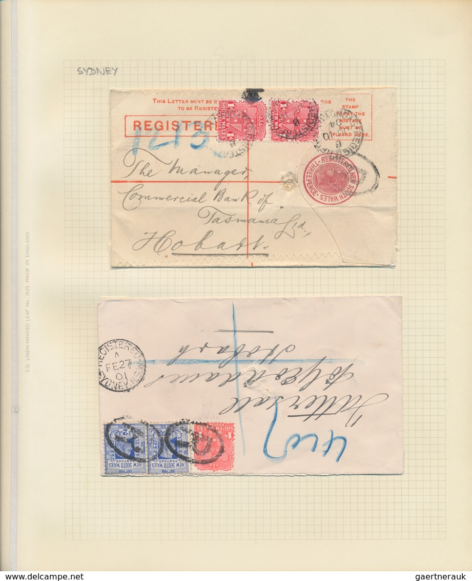 Neusüdwales: 1840/1960 (ca.), POSTMARKS OF SYDNEY, Mainly On NSW And Some On Australia, Specialised - Brieven En Documenten