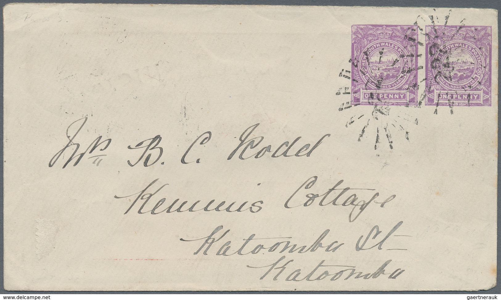 Neusüdwales: 1865/1910 (ca.), POSTAL STATIONERY: Accumulation With About 220 Mostly Different Postal - Cartas & Documentos