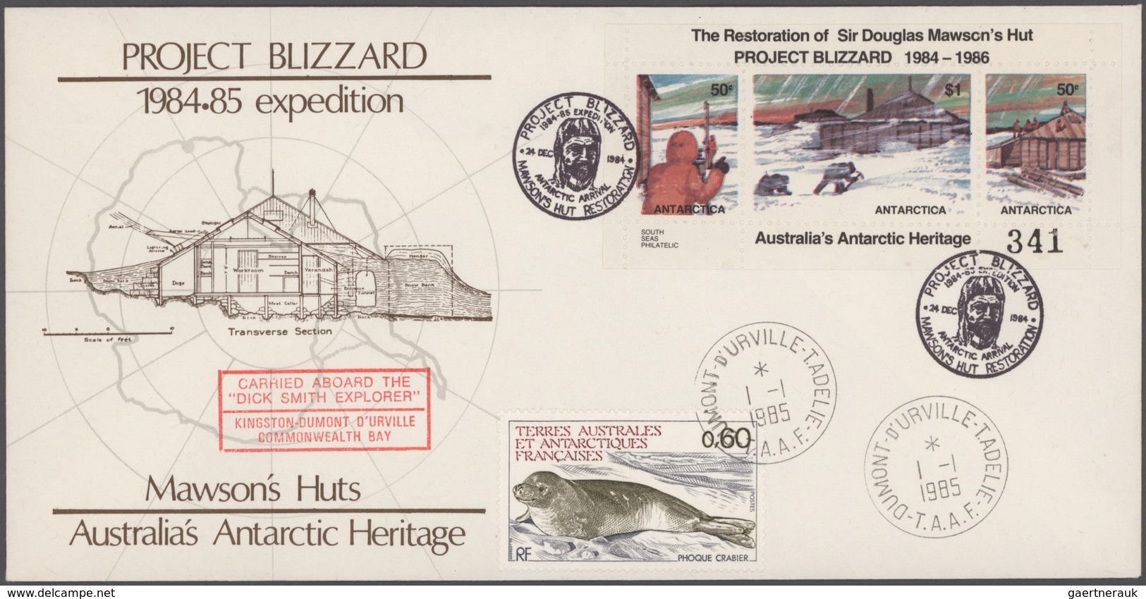 Australien - Antarktische Gebiete: 1973/2003, Collection Of Apprx. 220 Covers/cards, Showing A Nice - Cartas & Documentos