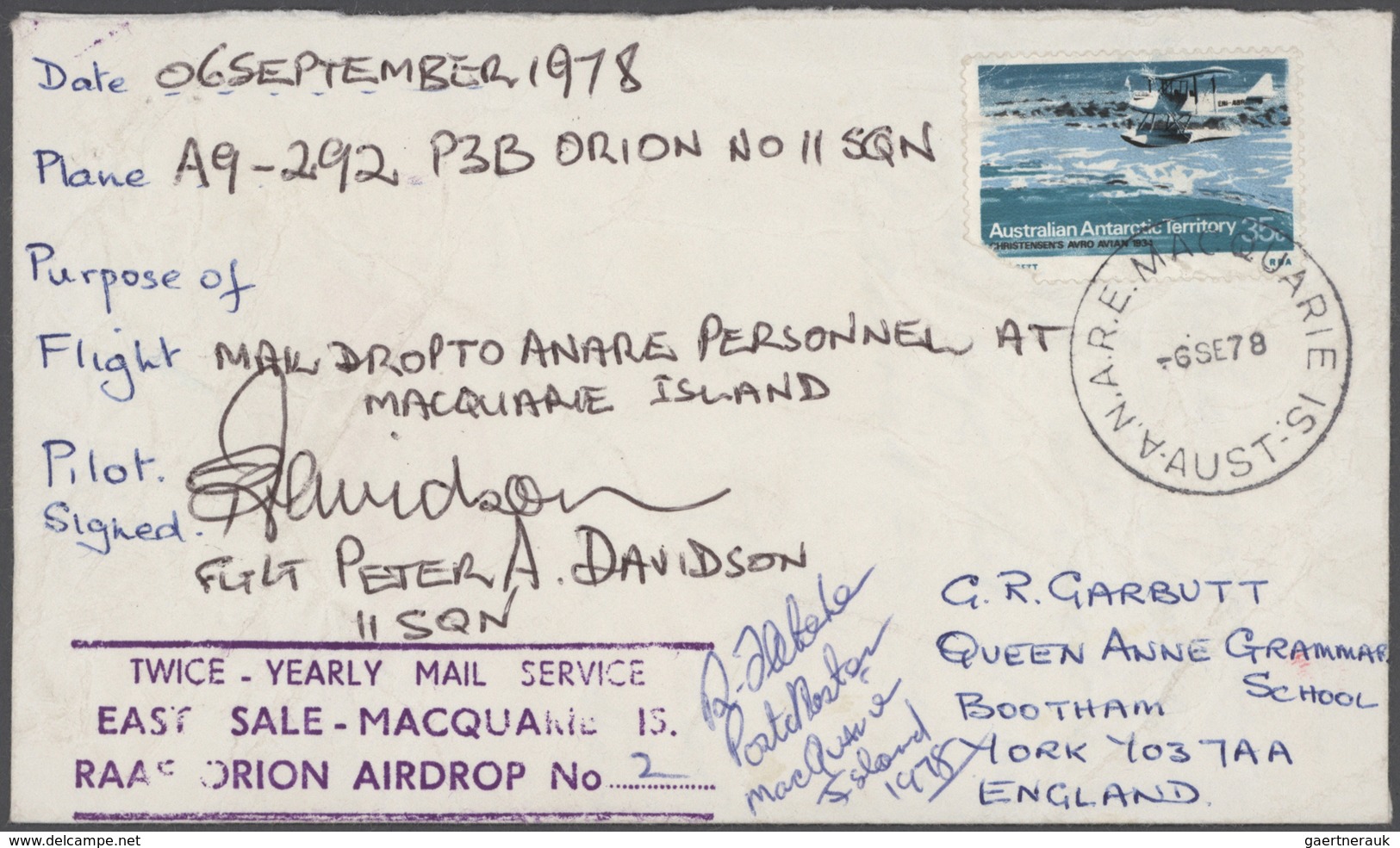 Australien - Antarktische Gebiete: 1977/2001, Collection Of Apprx. 200 Covers/cards, Showing A Nice - Briefe U. Dokumente
