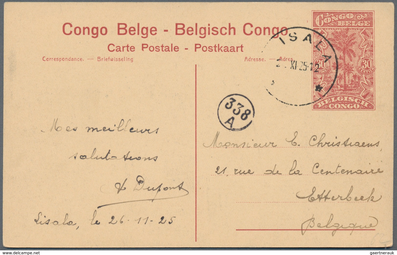 Belgisch-Kongo: 1886/1958, Accumulation Of Ca. 490 Mostly Unused Postal Stationeries (postal Station - Collections