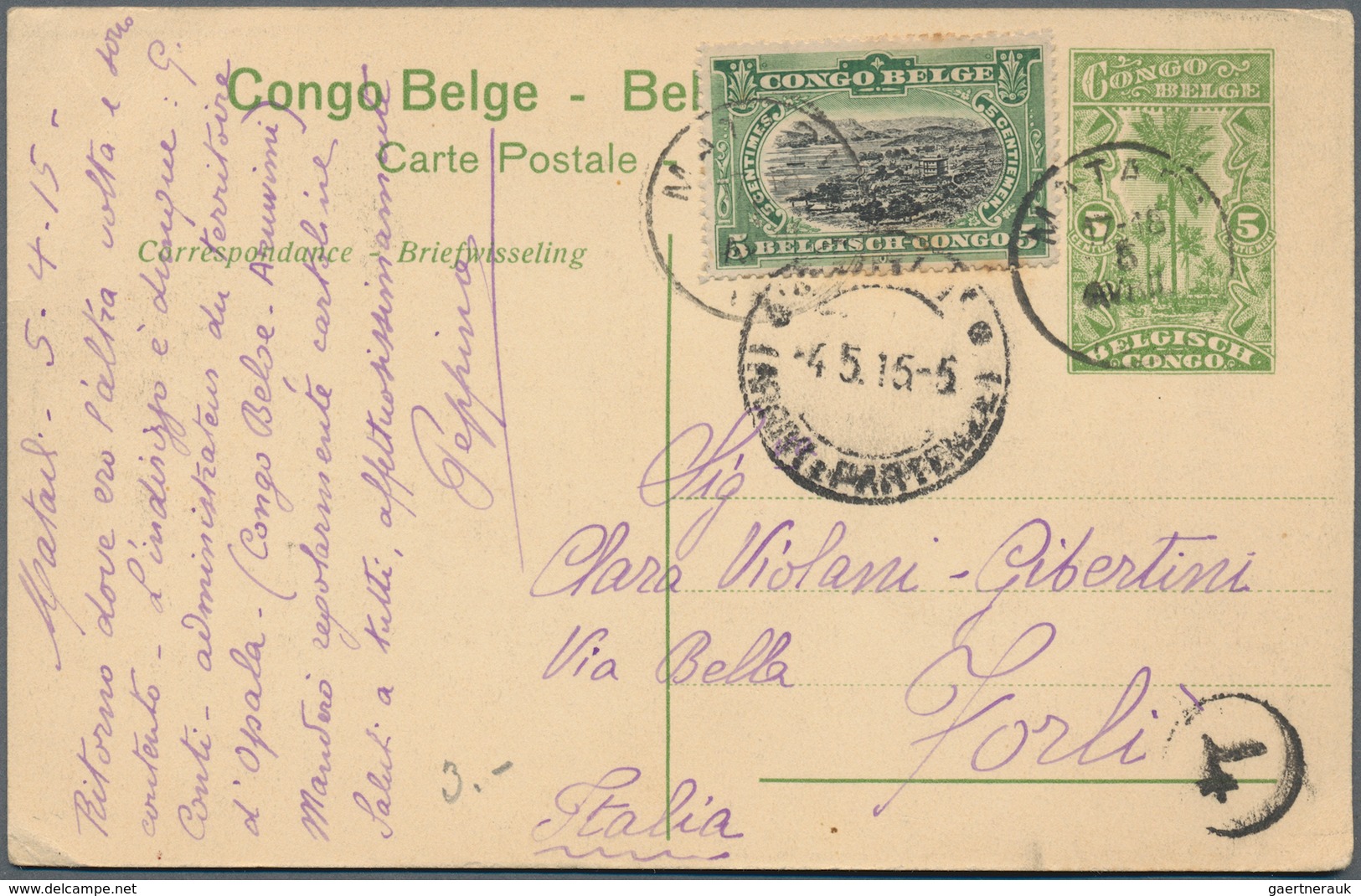 Belgisch-Kongo: 1920's Ca.: 24 Picture Postcards And 9 Postal Stationery Picture Cards, Almost All D - Collections