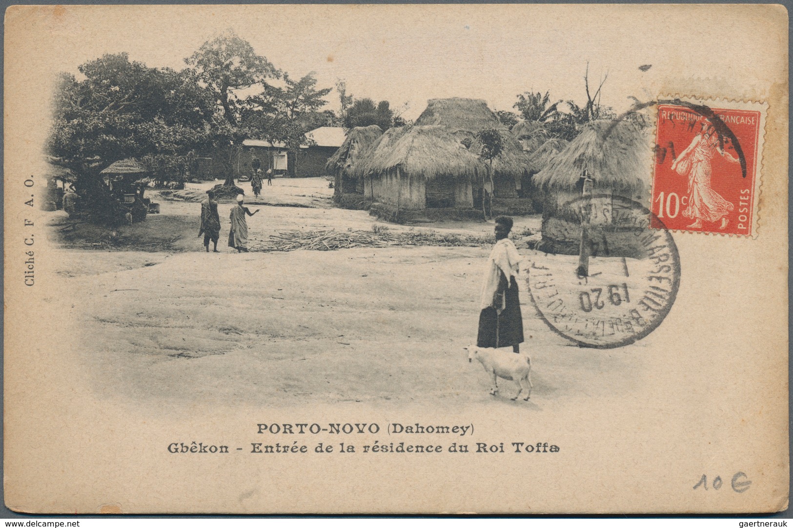 Benin: 1900/1960, Small Box With Almost 200 Historical Postcards With A Minor Part Of Cards After 19 - Bénin – Dahomey (1960-...)