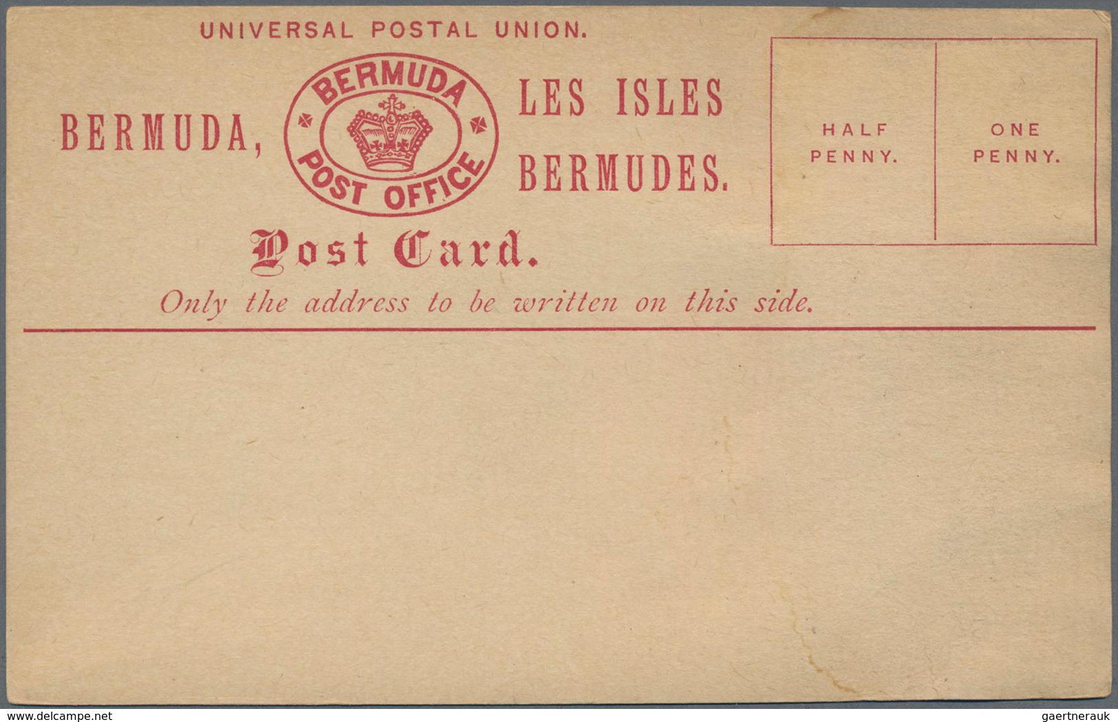 Bermuda-Inseln: 1880/1984 (ca.), Accumulation Of Approx. 220 Postal Stationeries Beginning With The - Bermudes
