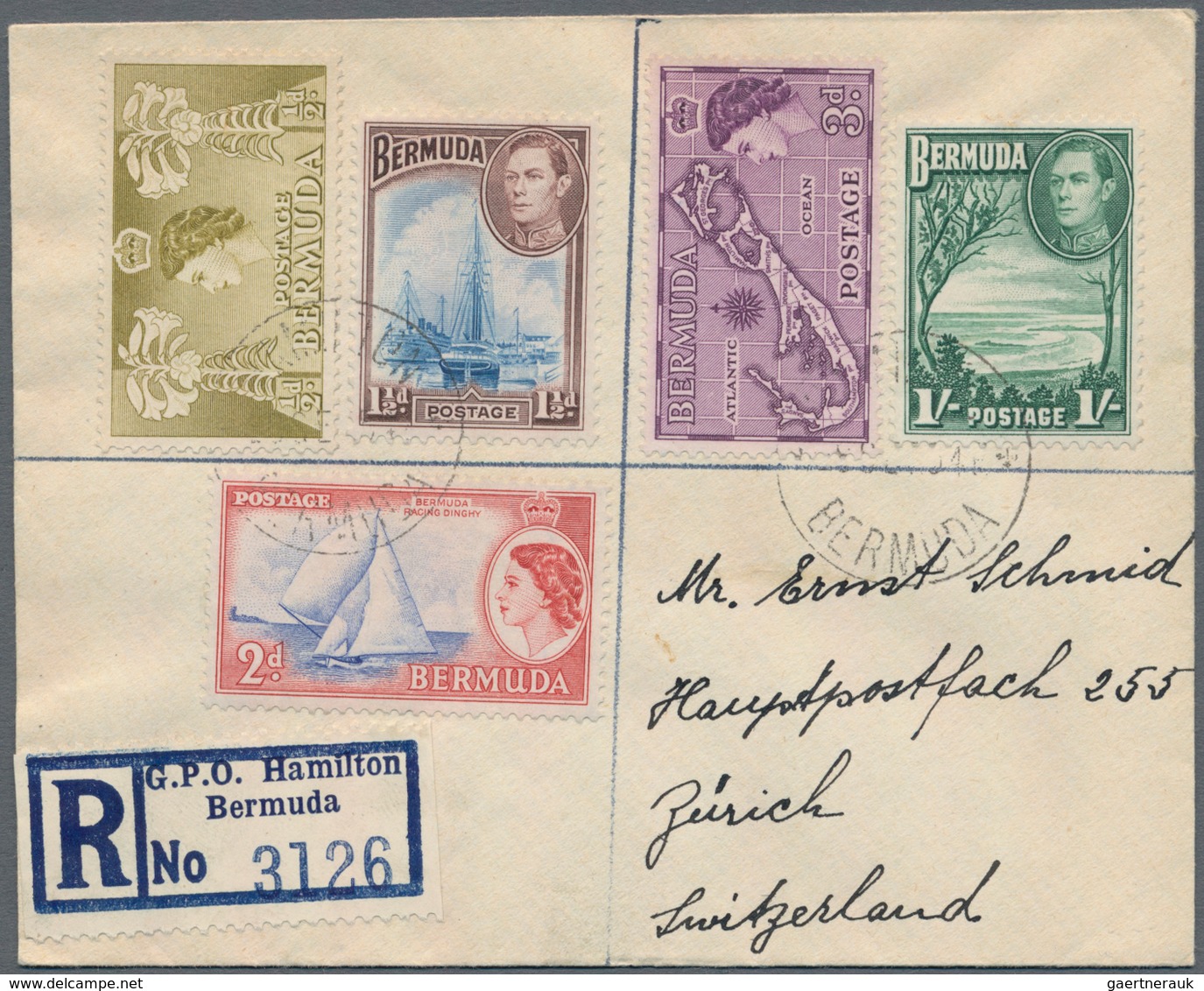 Bermuda-Inseln: 1880/1997 (ca.), Nice Accumulation Of Ca. 160 Cover And Unused And Used Postal Stati - Bermudes