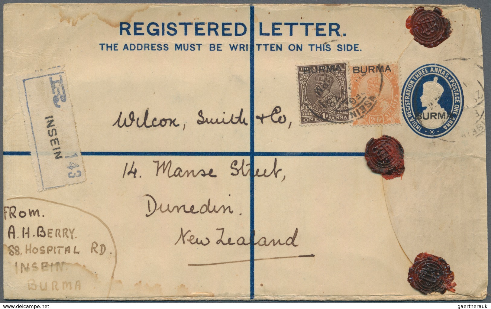 Birma / Burma / Myanmar: 1937/90, Ca. 50 Covers And Unused And Used Postal Stationeries (envelopes, - Myanmar (Burma 1948-...)