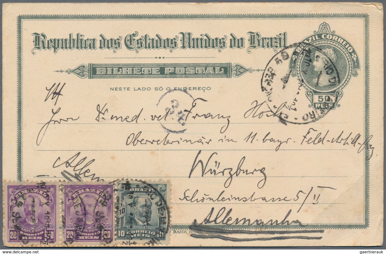 Brasilien: 1886/1989 Accumulation Of Ca. 710 Covers, Cards And Unused And Used Postal Stationeries ( - Gebraucht
