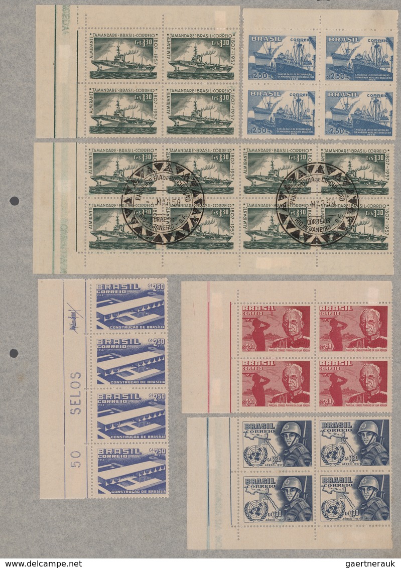 Brasilien: 1900/1960 (ca.), mainly from 1920, very comprehensive accumulation of apprx. 30.000 mainl