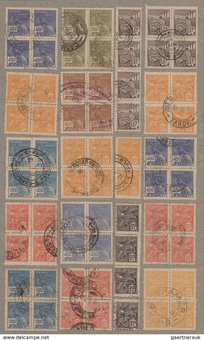 Brasilien: 1930/1960, Definitve Series "Vovo" And "Netinha", Very Comprehensive Accumulation Of Appr - Gebraucht