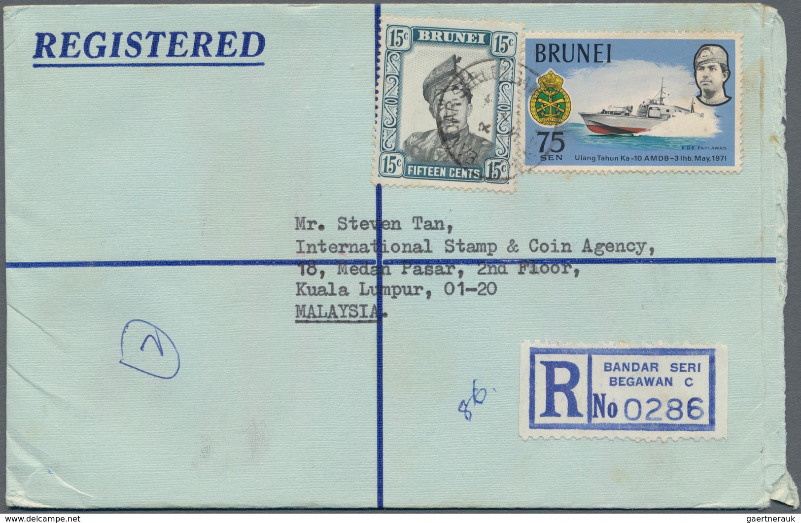 Brunei: 1946-1980's "Brunei Postal History": Small Collection Of 22 Covers With A Good Range Of Post - Brunei (1984-...)