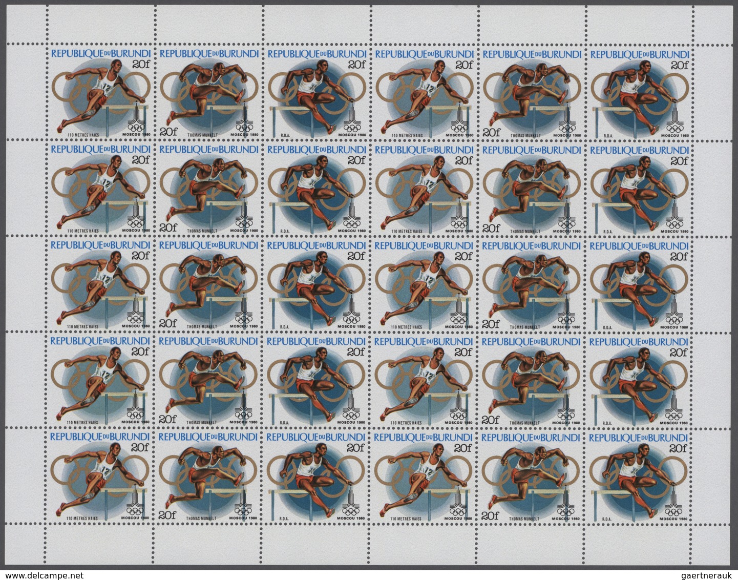 Burundi: 1964/1992, Big Investment Accumulation Of Full Sheets And Part Sheets. Varying Quantity: Wi - Collections