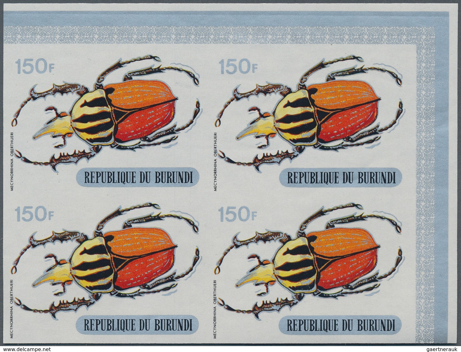 Burundi: 1966/1970, Lot Of 5756 IMPERFORATE (instead Of Perforate) Stamps MNH, Showing Various Topic - Sammlungen