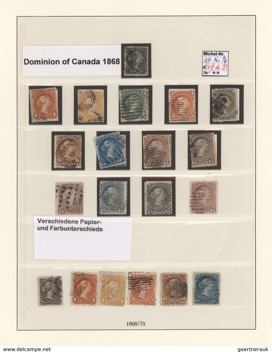 Canada / Kanada: 1852-2005: Comprehensive And Specialized Collection Of Used Stamps (up To 1975), Mi - Colecciones