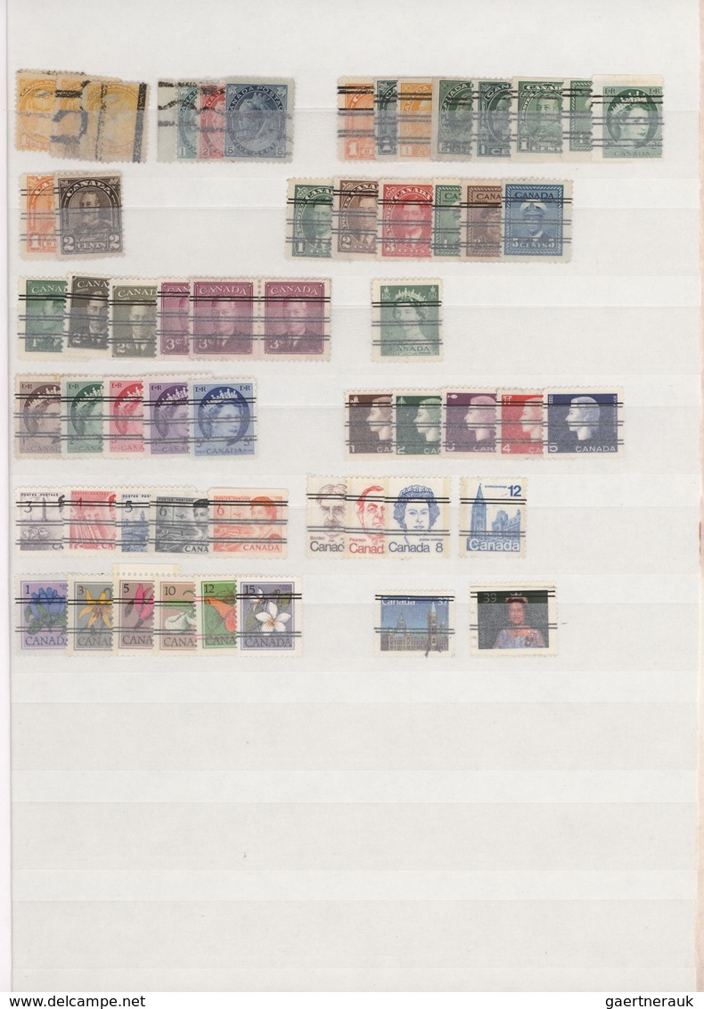 Canada / Kanada: 1900/1970 (ca.), PRECANCELS, Accumulation/collection Of Apprx. 1000 Stamps In Appro - Collections