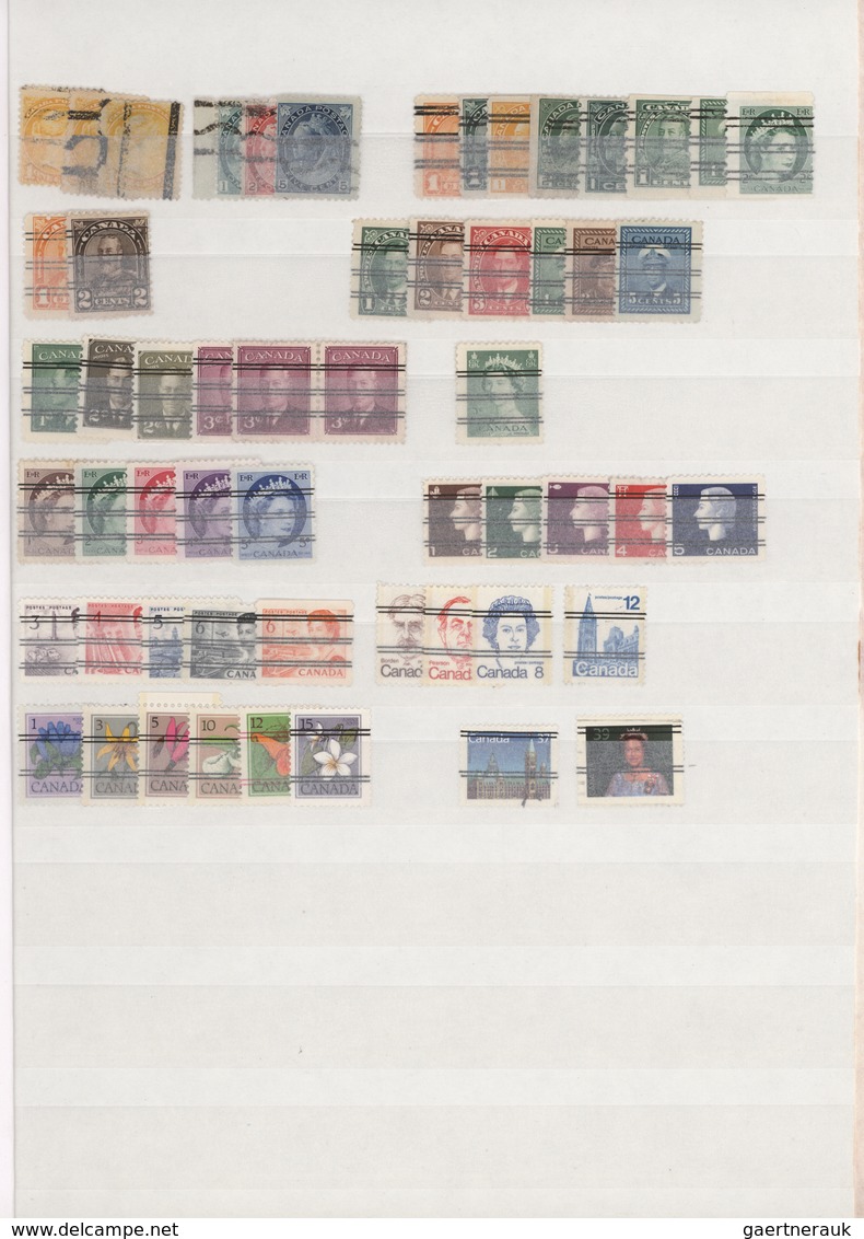 Canada / Kanada: 1900/1970 (ca.), PRECANCELS, Accumulation/collection Of Apprx. 1000 Stamps In Appro - Sammlungen