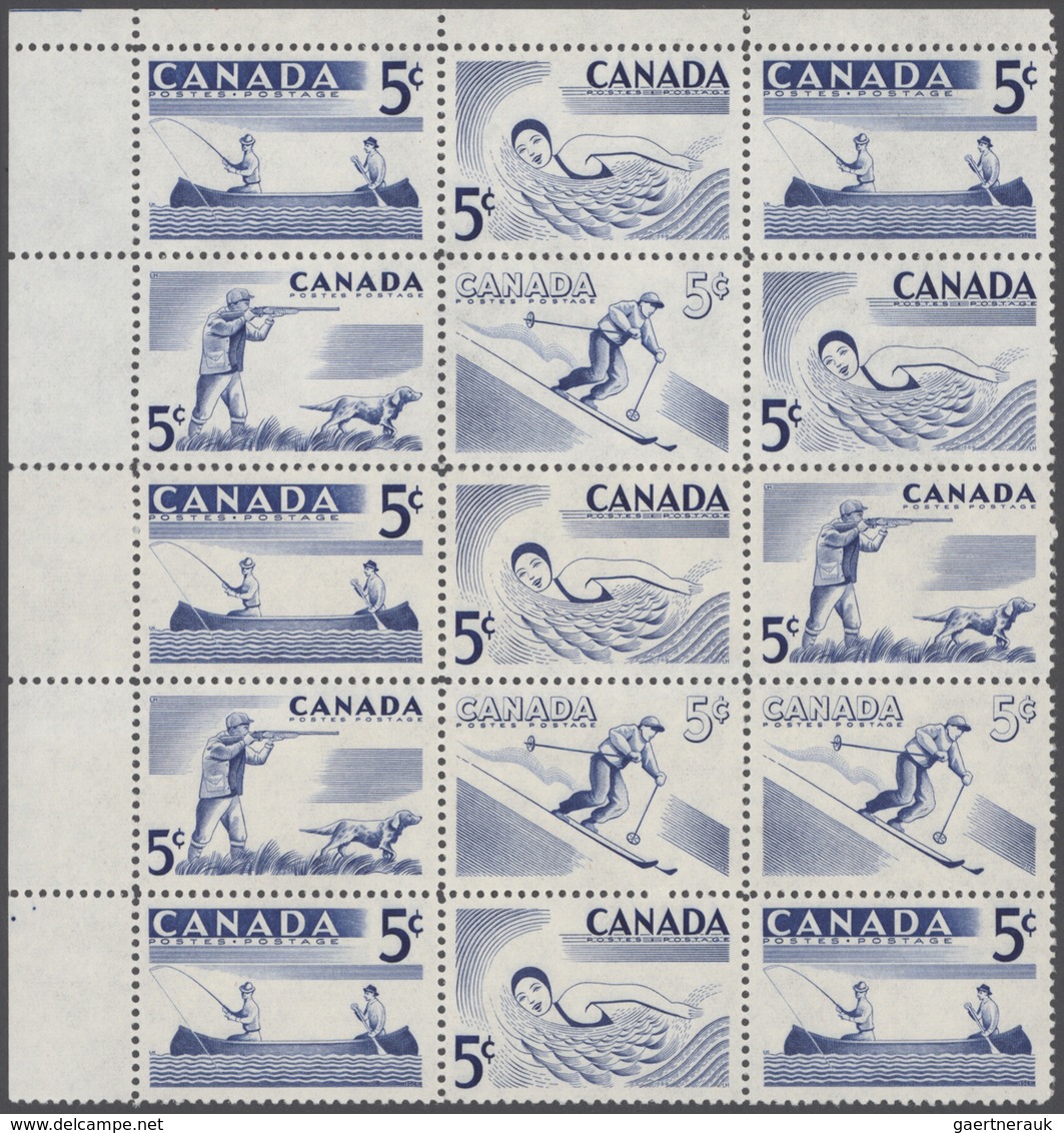 Canada / Kanada: 1956/1968 (ca.), Huge Stock Of Issues From These Years In Varying Quantities With A - Collections