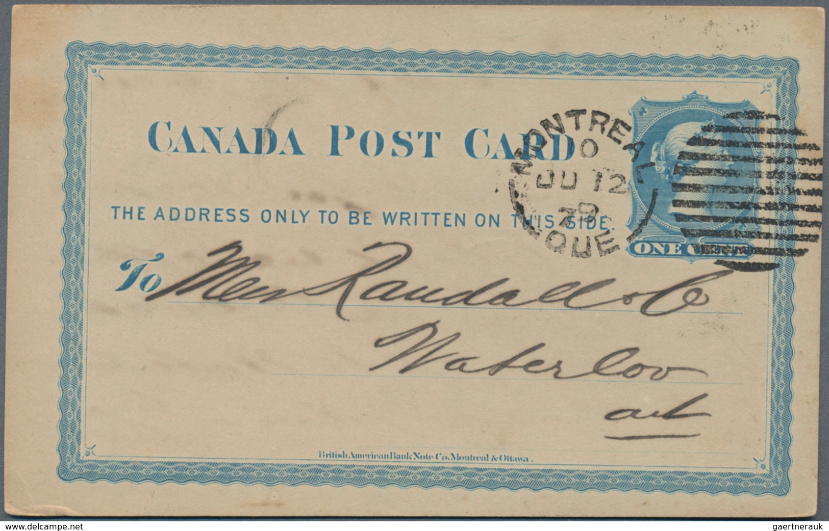 Canada - Ganzsachen: 1876/1995 (ca.), Accumulation Of Ca. 1.030 Unused, CTO-used And Used Postal Sta - 1860-1899 Reinado De Victoria