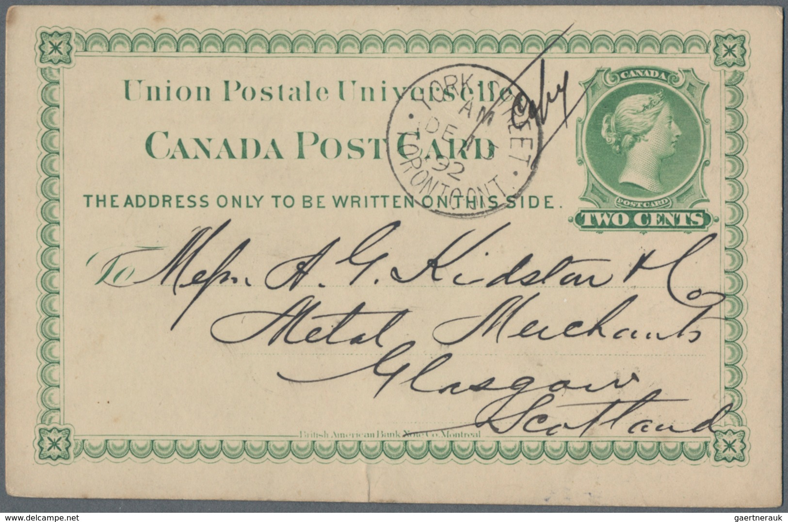 Canada - Ganzsachen: 1879/1985 (ca.) Holding Of About 480 Unused/CTO-used And Used Postal Stationery - 1860-1899 Victoria