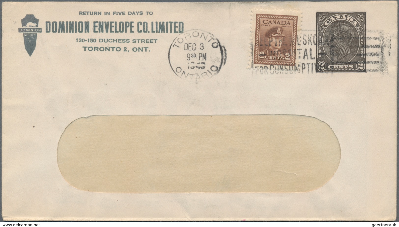 Canada - Ganzsachen: 1880/1998, accumulation of approx. 710 unused, CTO-used and used postal station