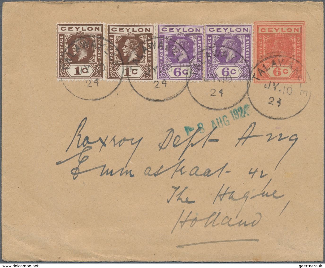 Ceylon - Ganzsachen: 1872-1940's ca.: Collection of about 140 postal stationery items, ALL USED, inc