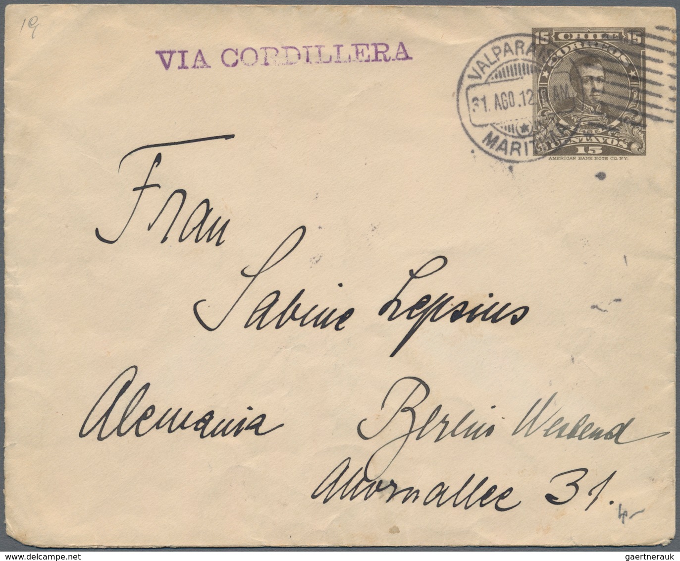 Chile: 1872/1994, Accumulation Of Ca. 230 Covers, Postcards And Unused And Used Postal Stationeries - Chile