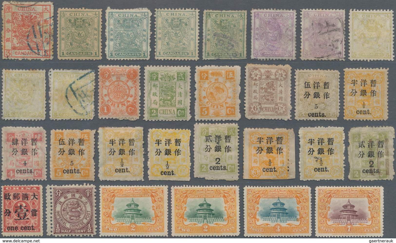 China: 1878/1950, Mint And Used Accumulation On Stockcards/pages, PRC Beeing Insignificant But Inc. - Andere & Zonder Classificatie