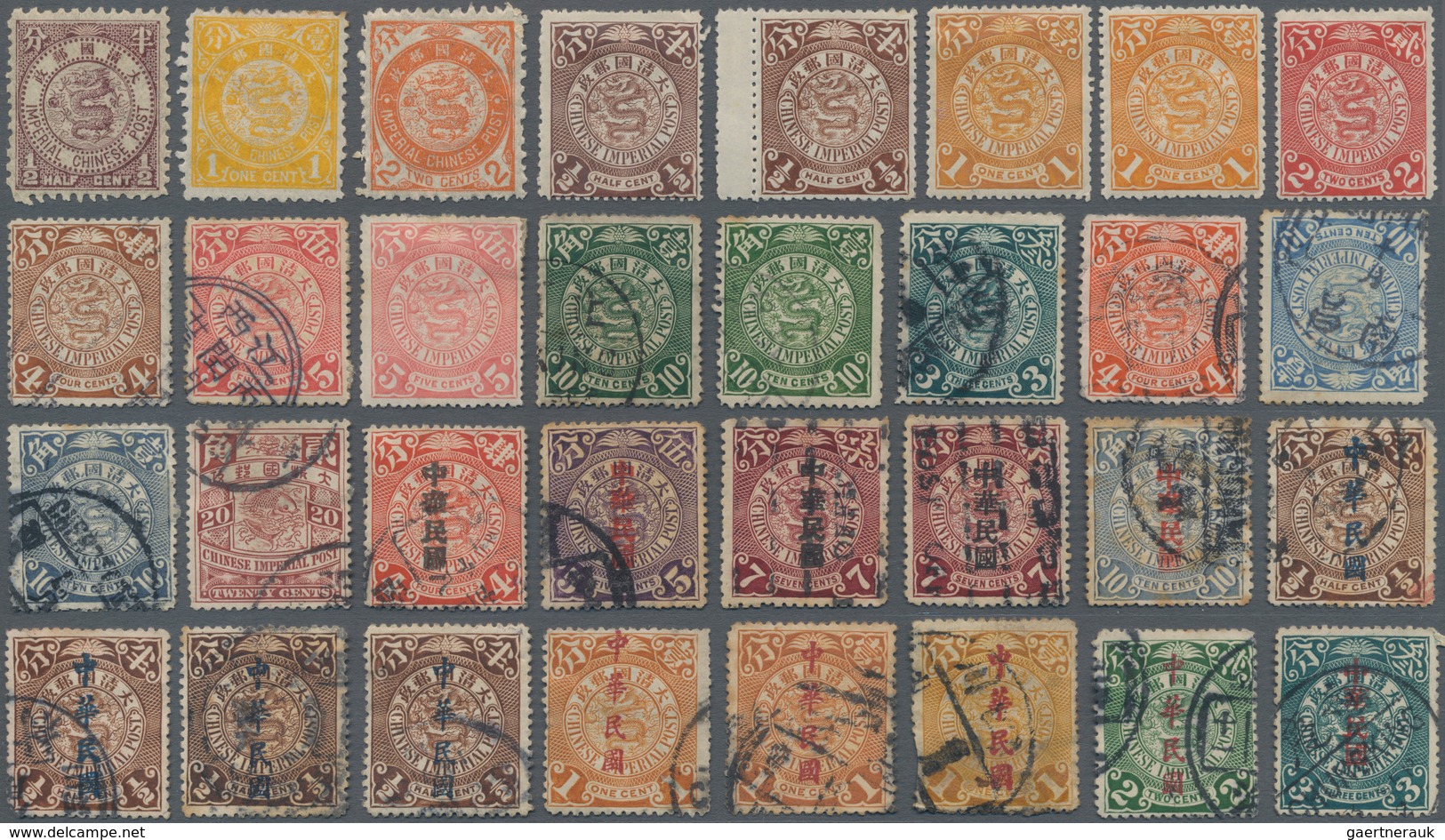 China: 1878/1950, Mint And Used Accumulation On Stockcards/pages, PRC Beeing Insignificant But Inc. - Otros & Sin Clasificación