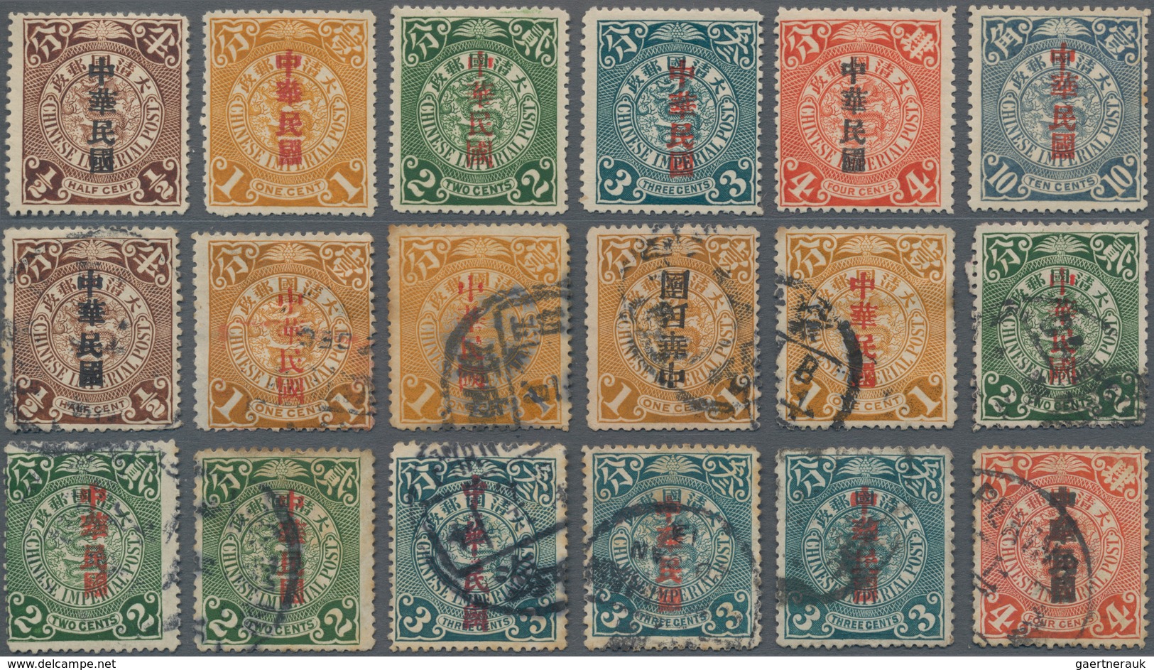 China: 1878/1950, Mint And Used Accumulation On Stockcards/pages, PRC Beeing Insignificant But Inc. - Sonstige & Ohne Zuordnung