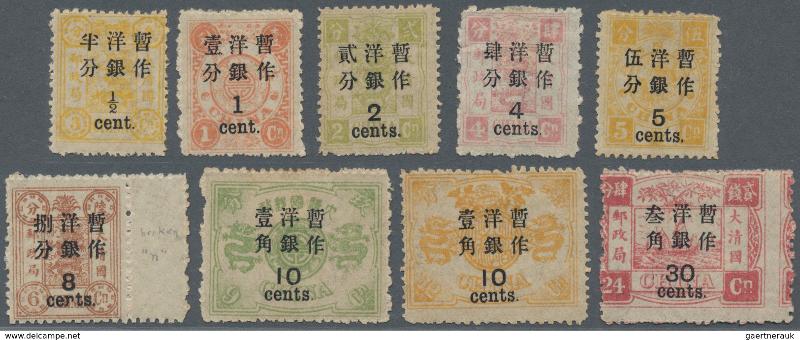China: 1895/2000 (ca.), Collection In Books And On Stock Cards, Including Many Better Materials Incl - Autres & Non Classés