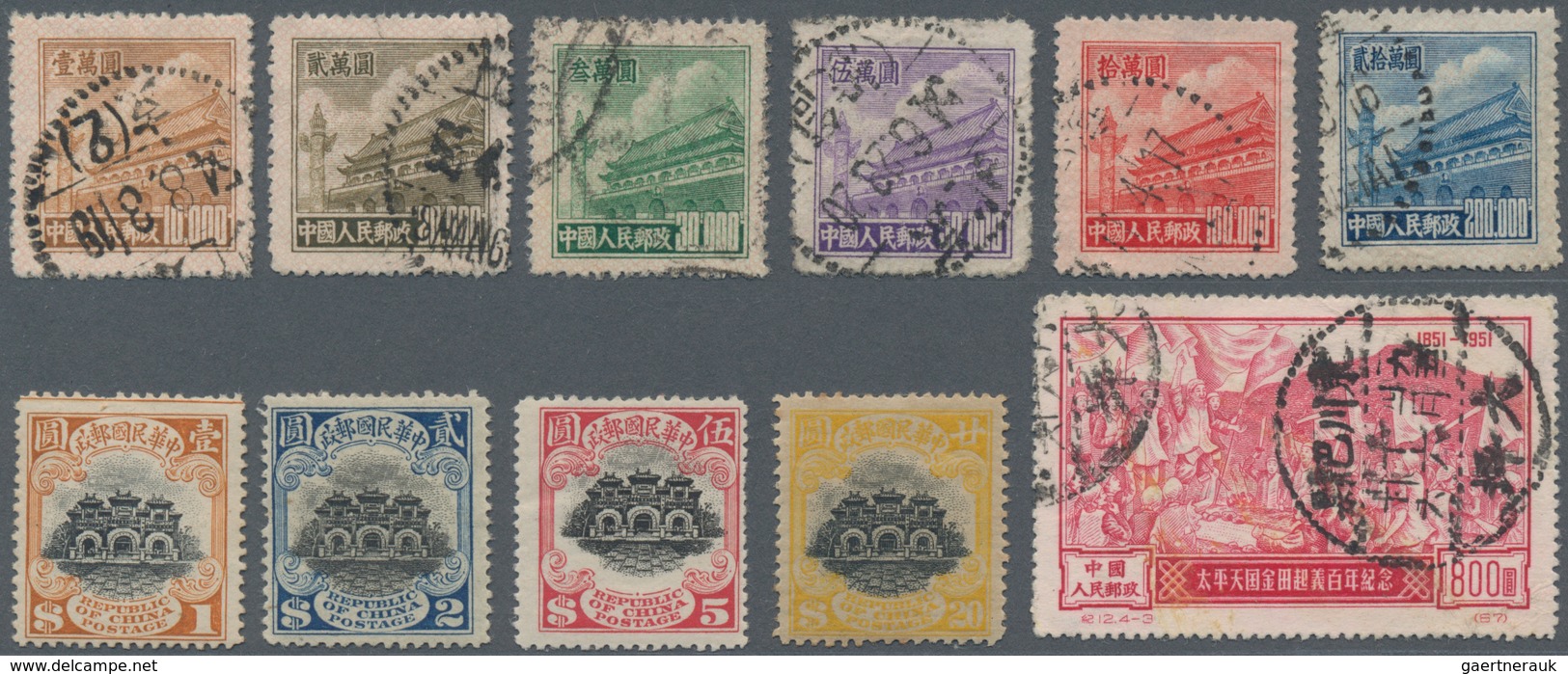 China: 1895/2000 (ca.), Collection In Books And On Stock Cards, Including Many Better Materials Incl - Andere & Zonder Classificatie