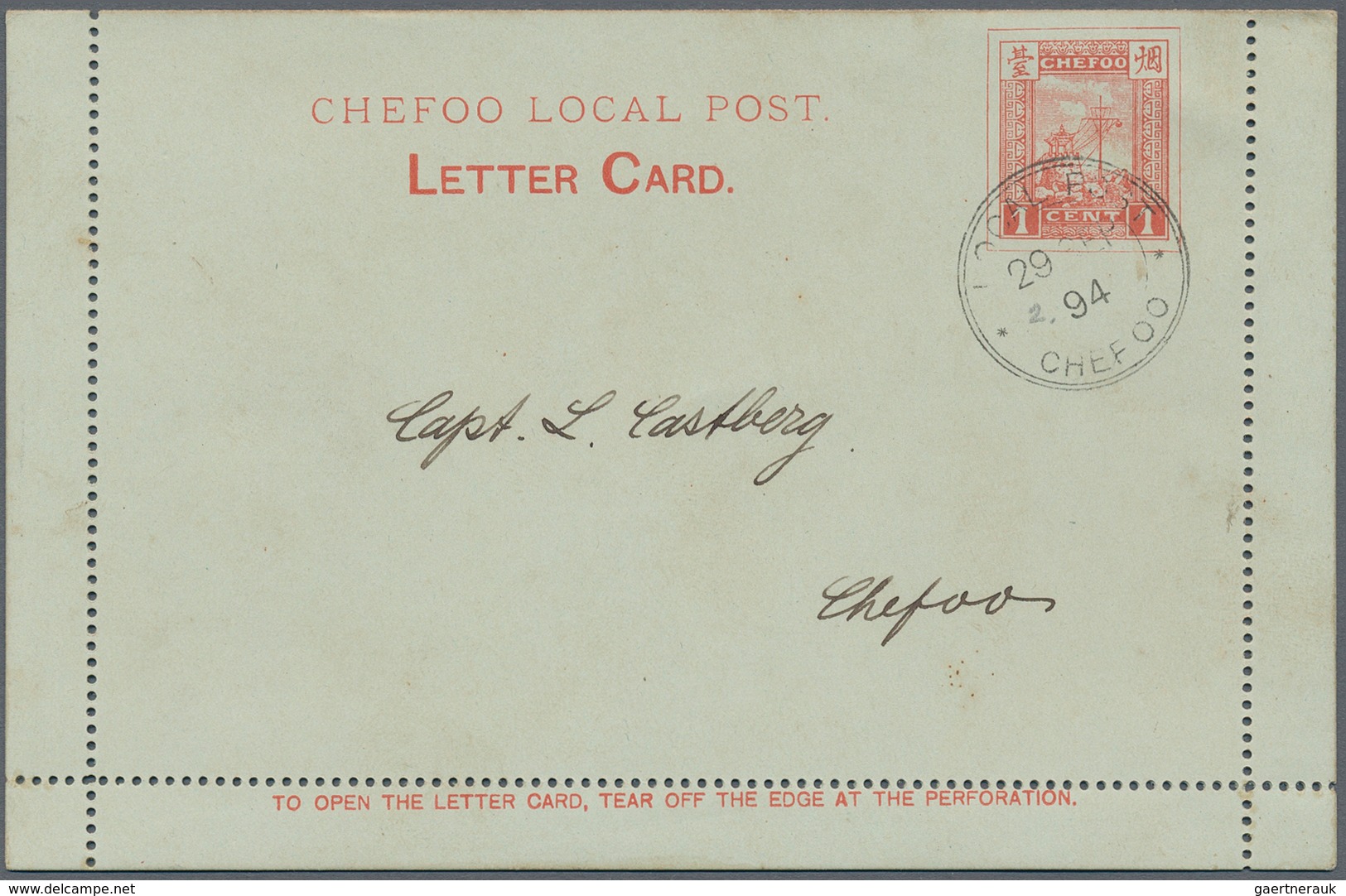 China - Shanghai: 1873/97, Local Posts Stationery Mint/used/cto (37) Or Covers (3), Also Chefoo LPO - Andere & Zonder Classificatie