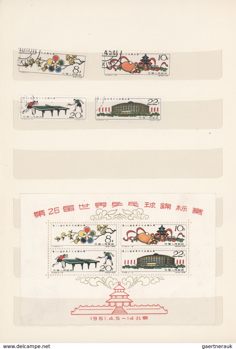 China - Volksrepublik: 1949/98, highly comprehensive, and largely complete collection of the PRC, in