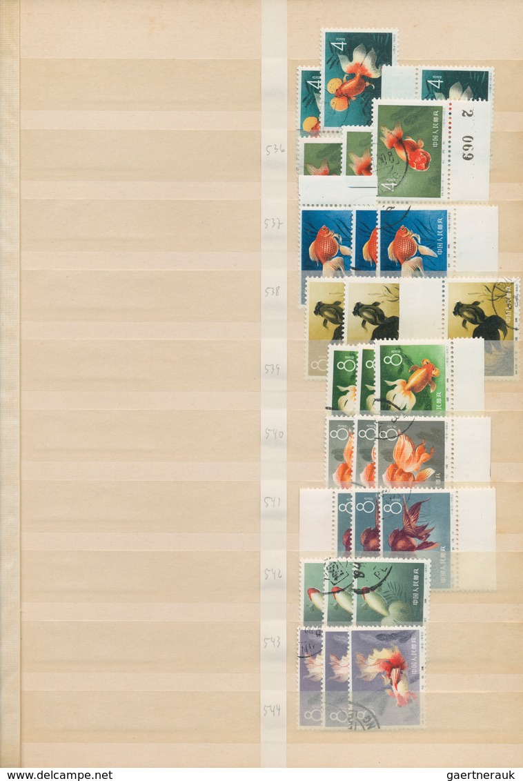 China - Volksrepublik: 1958/63, Dealer Stock With A Wide Range Of Duplicates, Including Many Better - Autres & Non Classés