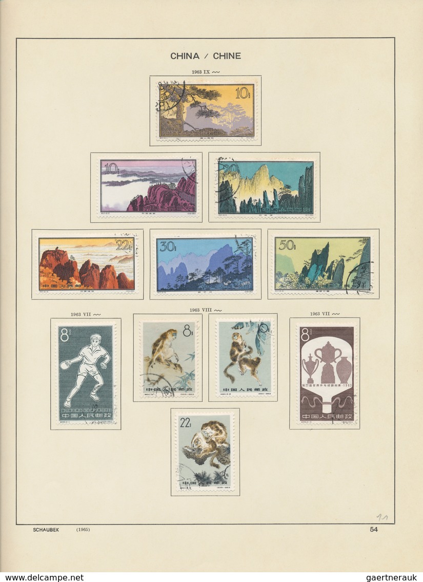 China - Volksrepublik: 1960/67, almost complete collection from S41 Hall of the People to C123 Liu Y