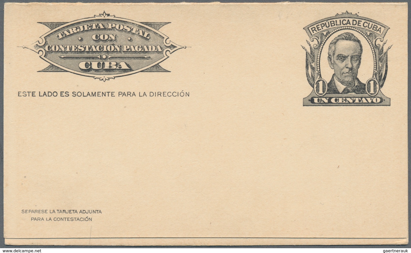 Cuba - Ganzsachen: 1899/1959, Lot Of Nine Unused Stationery Cards: H&G Nos. 36, 37, 39 (2), 40 (2), - Andere & Zonder Classificatie