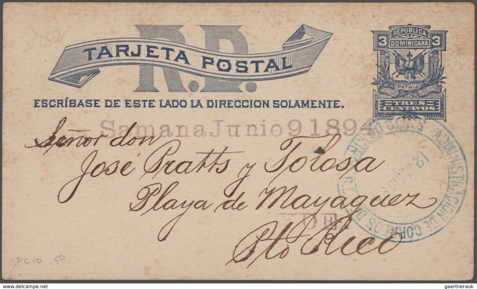 Dominica: 1881/2000, Accumulation Of Approx. 130 Covers, Cards And Postal Stationeries (incl. Postal - Dominique (1978-...)