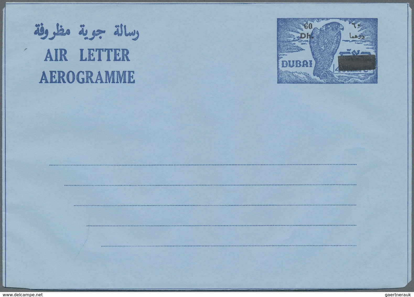 Dubai: 1963/71, Ca. 30 Unused And CTO-used Postal Stationery Airmail Lettersheets, Incl. Revaluation - Dubai