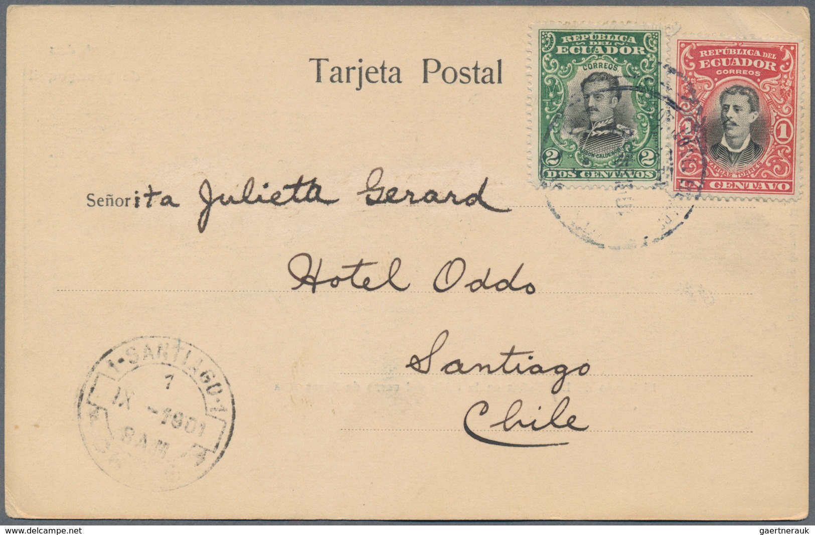 Ecuador: 1884/1980 (ca.), Accumulation Of Approx. 200 Covers, Cards And Unused, CTO-used And Used Po - Equateur