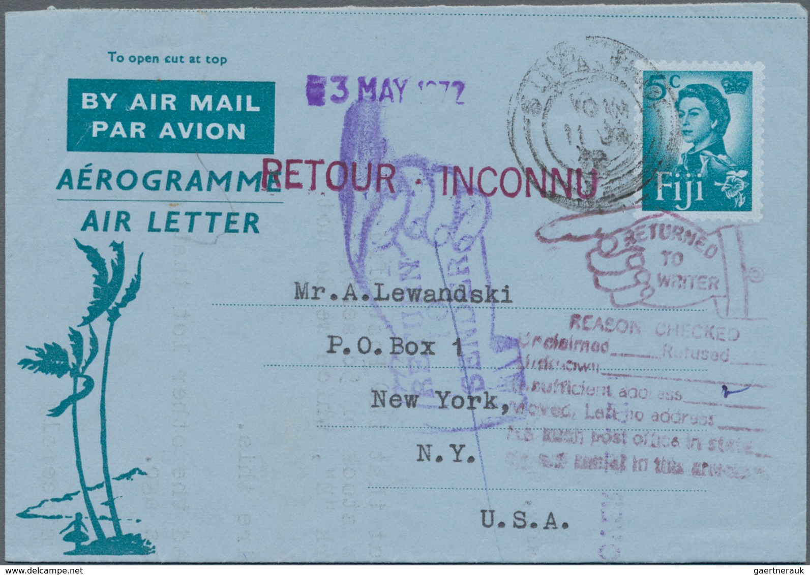 Fiji-Inseln: 1948/2000 (ca.), Accumulation With Approx. 1.000 POSTAL STATIONERIES Incl. Aerogrammes, - Fidji (...-1970)