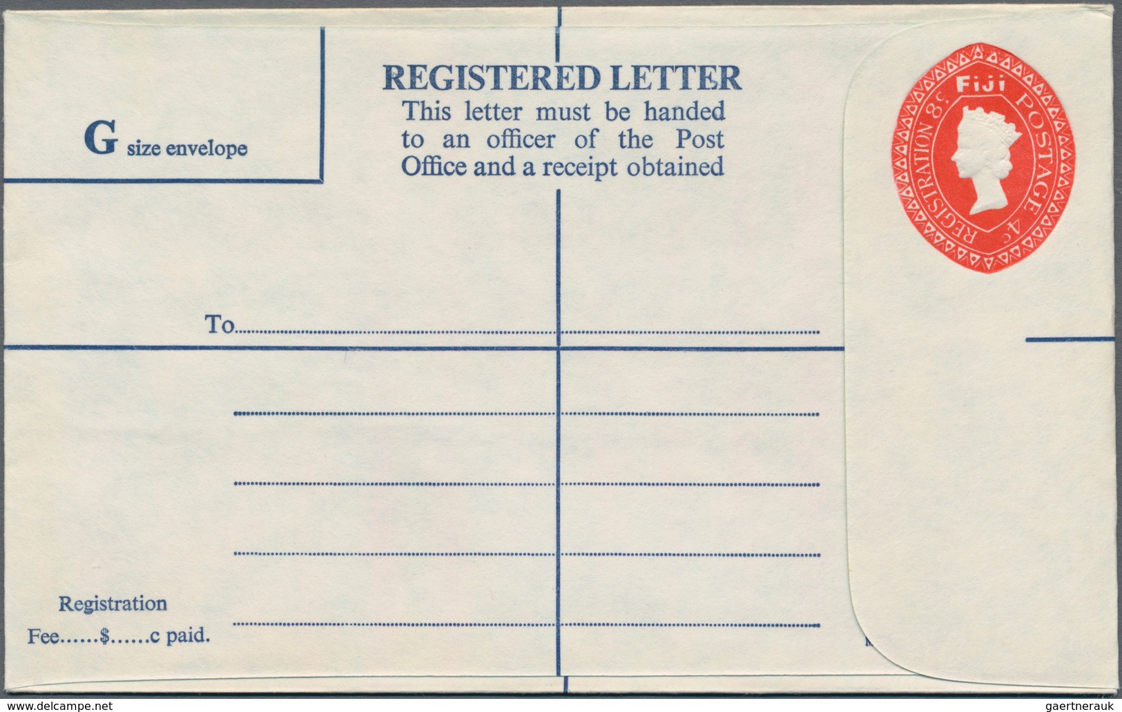 Fiji-Inseln: 1948/2000 (ca.), accumulation with approx. 1.000 POSTAL STATIONERIES incl. aerogrammes,