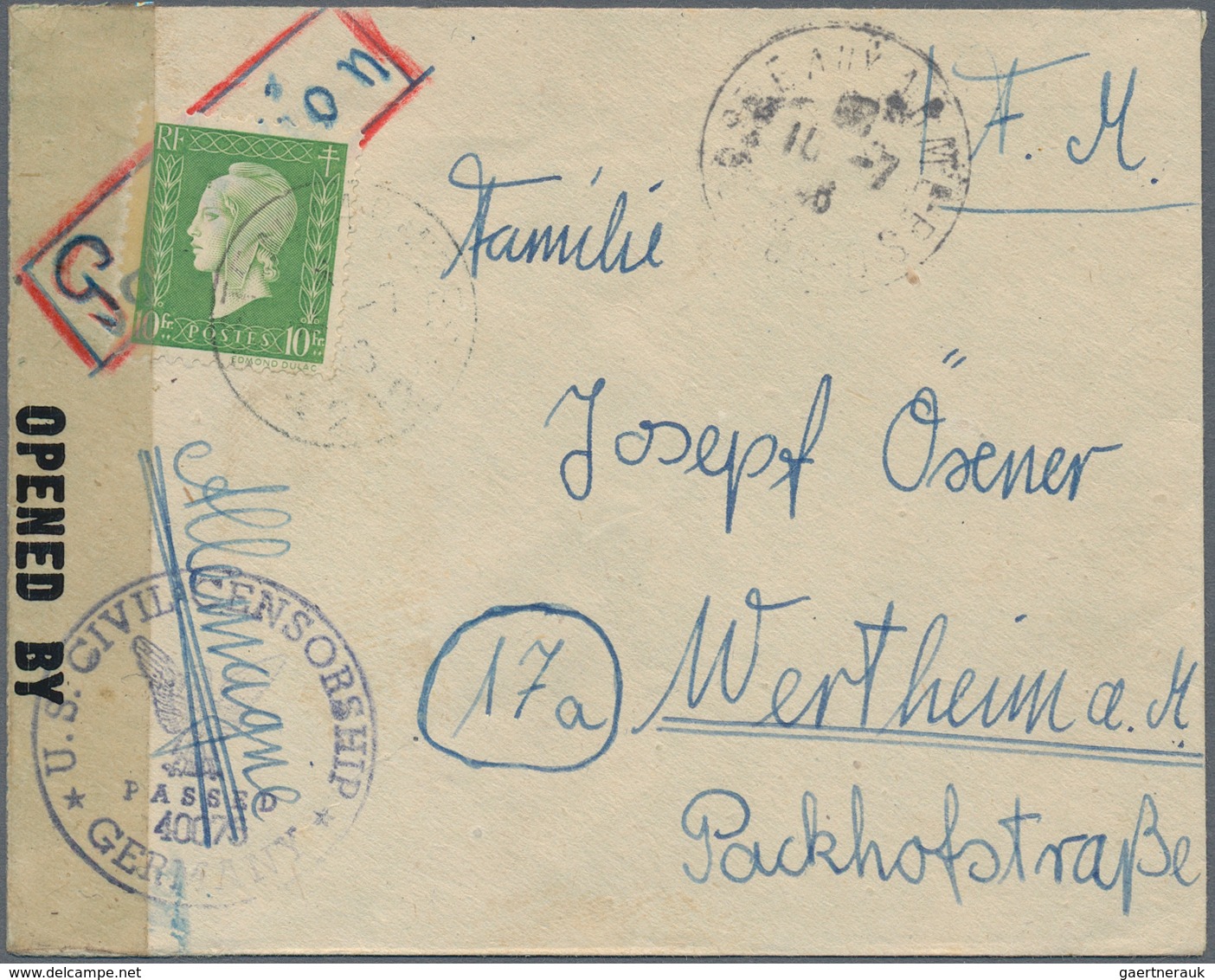 Französisch-Indochina: 1892/1954, sophisticated balance of apprx. 140 covers/cards, showing a nice r