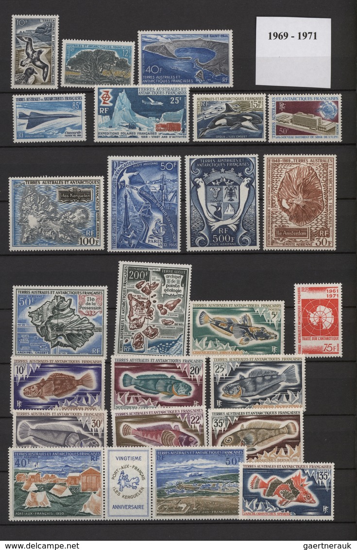 Französische Gebiete In Der Antarktis: 1955/2014, MNH Collection In A Stockbook, Appears To Be Compl - Briefe U. Dokumente