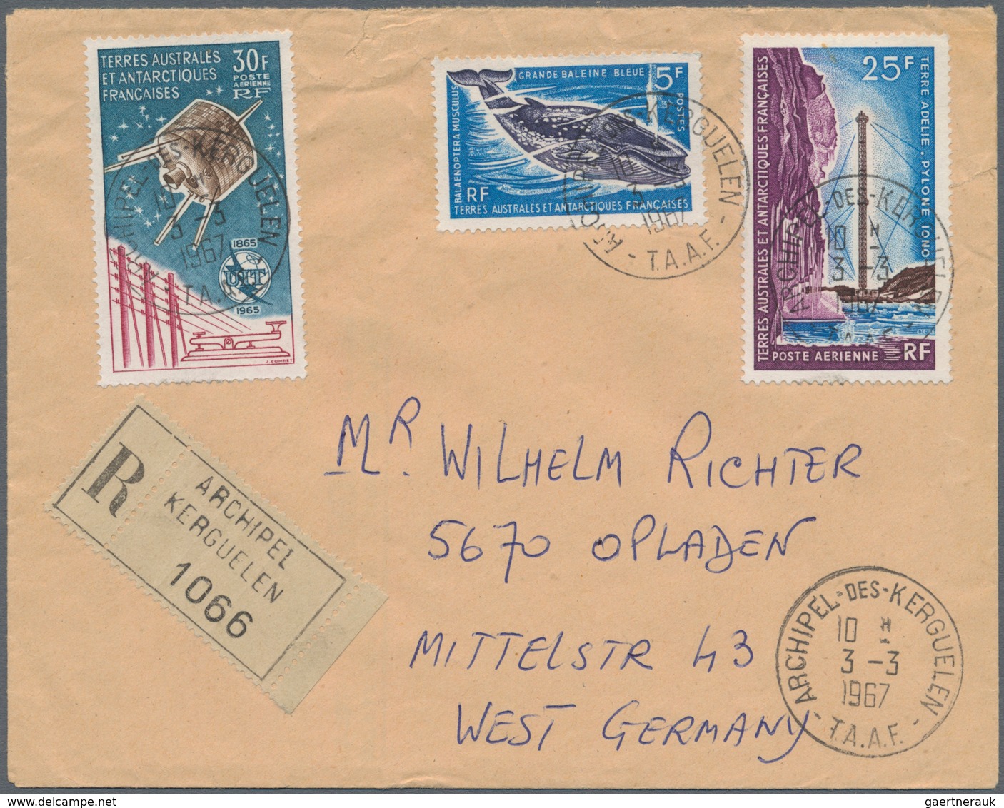 Französische Gebiete In Der Antarktis: 1965/1995, Assortment Of Apprx. 77 Covers With Attractive Fra - Briefe U. Dokumente