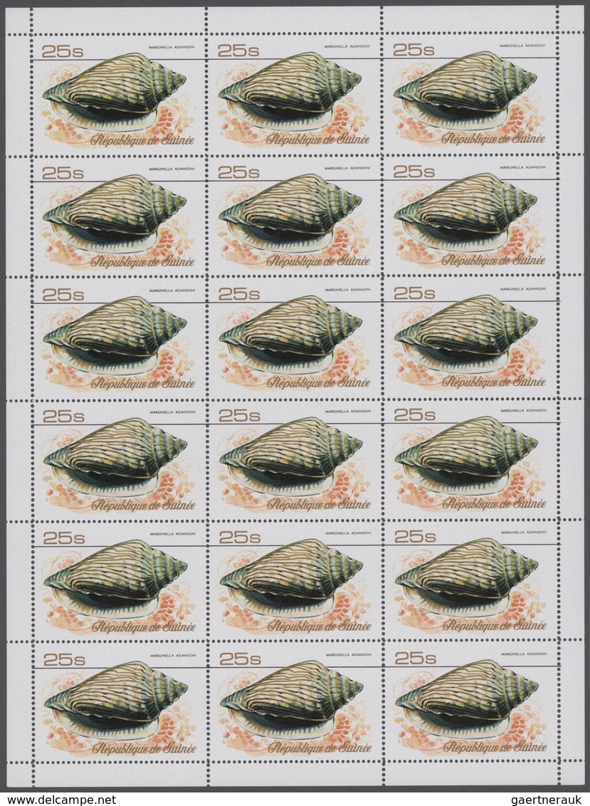 Guinea: 1953/1983, big investment accumulation of full sheets, part sheets and souvenir sheets. Vary