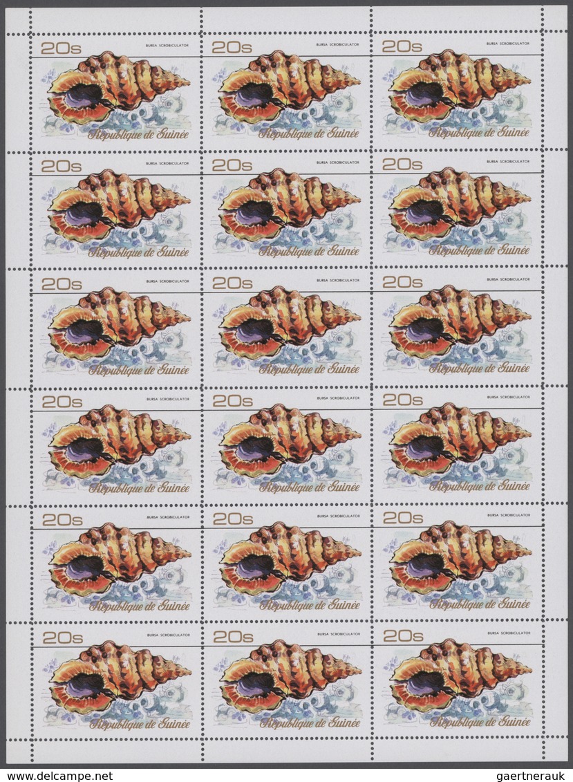 Guinea: 1953/1983, big investment accumulation of full sheets, part sheets and souvenir sheets. Vary