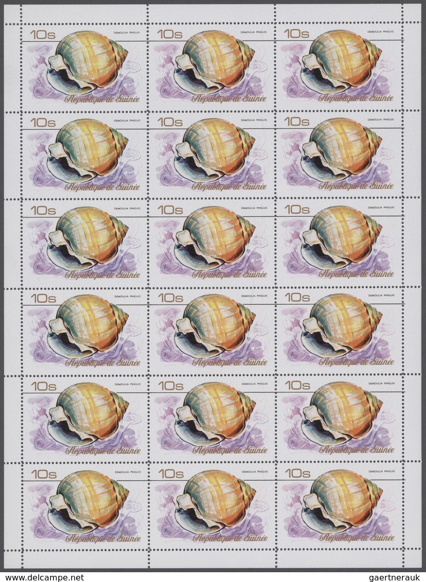 Guinea: 1953/1983, big investment accumulation of full sheets, part sheets and souvenir sheets. Vary
