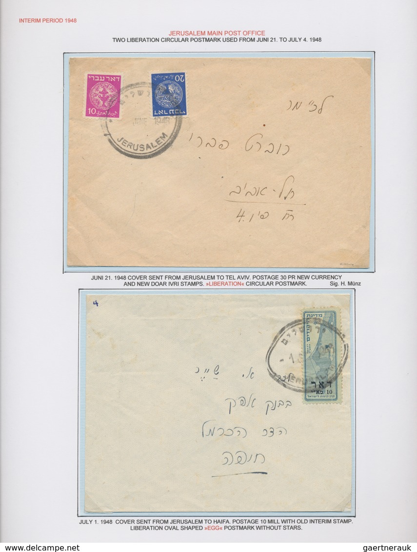 Holyland: 1658-1950 ca.: Specialized collection of about 150 covers, letters, postcards, postal stat