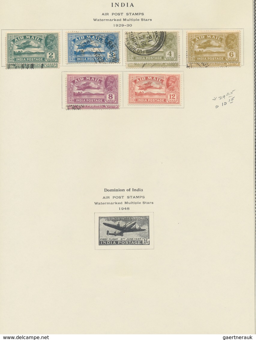 Indien: 1854/1960 (ca.), Used And Mint Collection In A Thick Scott Album, From Classic QV Stamps Wel - 1854 Britische Indien-Kompanie
