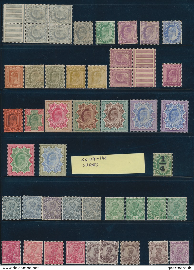 Indien: 1854-1946 British India Mint: Collection Of More Than 400 Mint Stamps, Almost All Different, - 1854 Compañia Británica De Las Indias