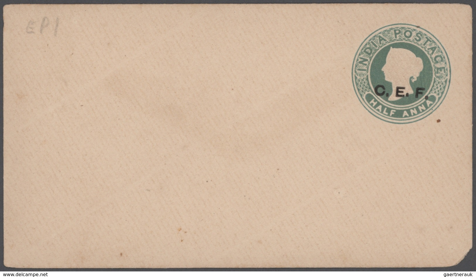 Indien: 1860-1946 Ca.: More Than 280 Covers, Postcards, Picture Postcards And Postal Stationery Item - 1854 Compañia Británica De Las Indias